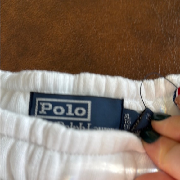 White Womens Bottoms with US Print - Picture 2 of 5